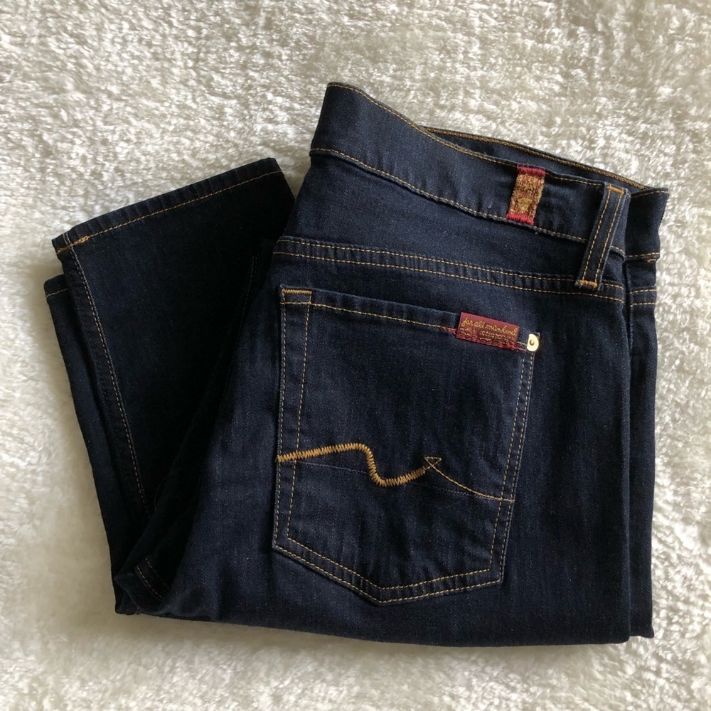 7 For All Mankind Cropped Gwenevere jeans - Picture 3 of 8